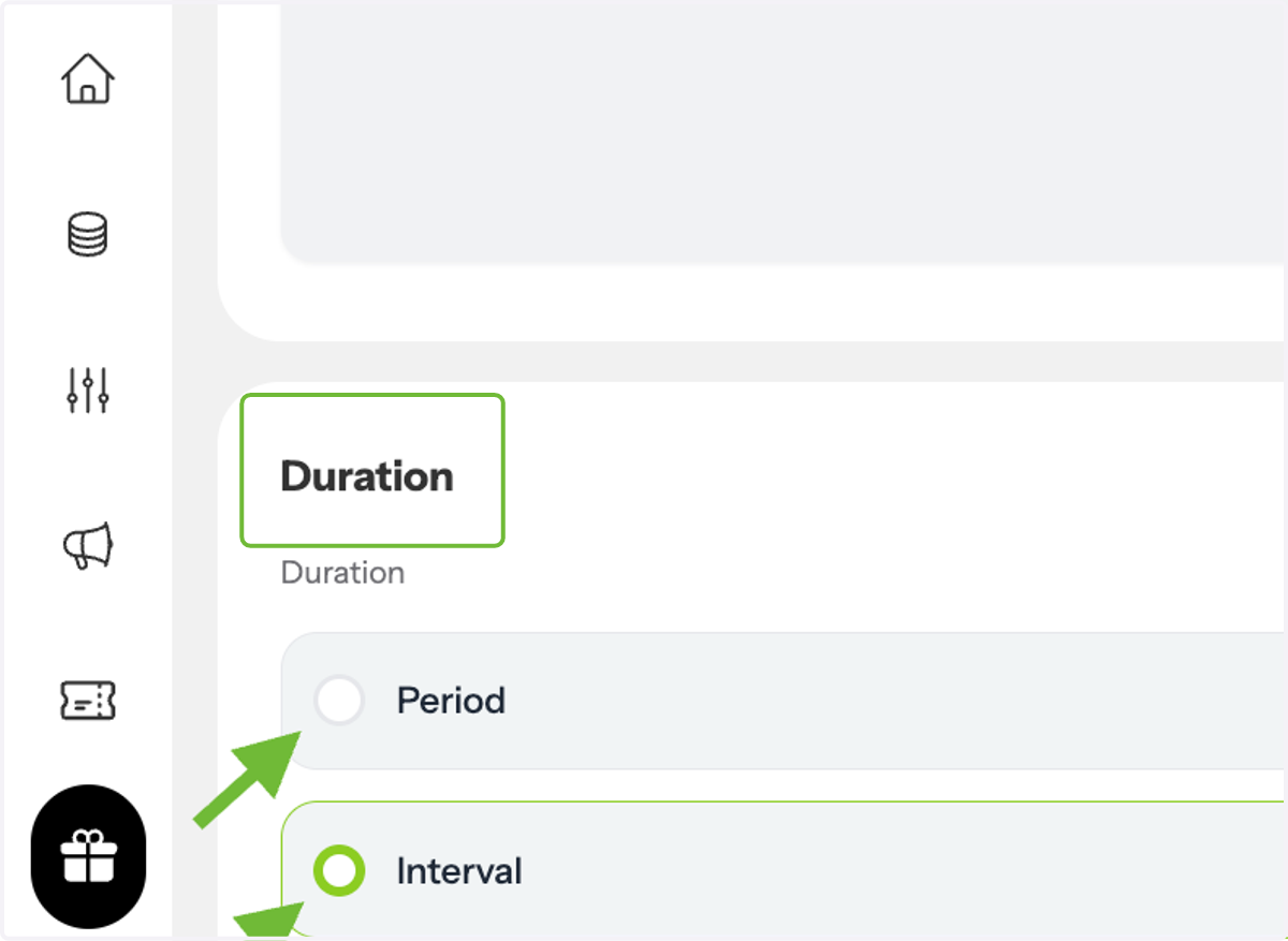 Set the Program Duration