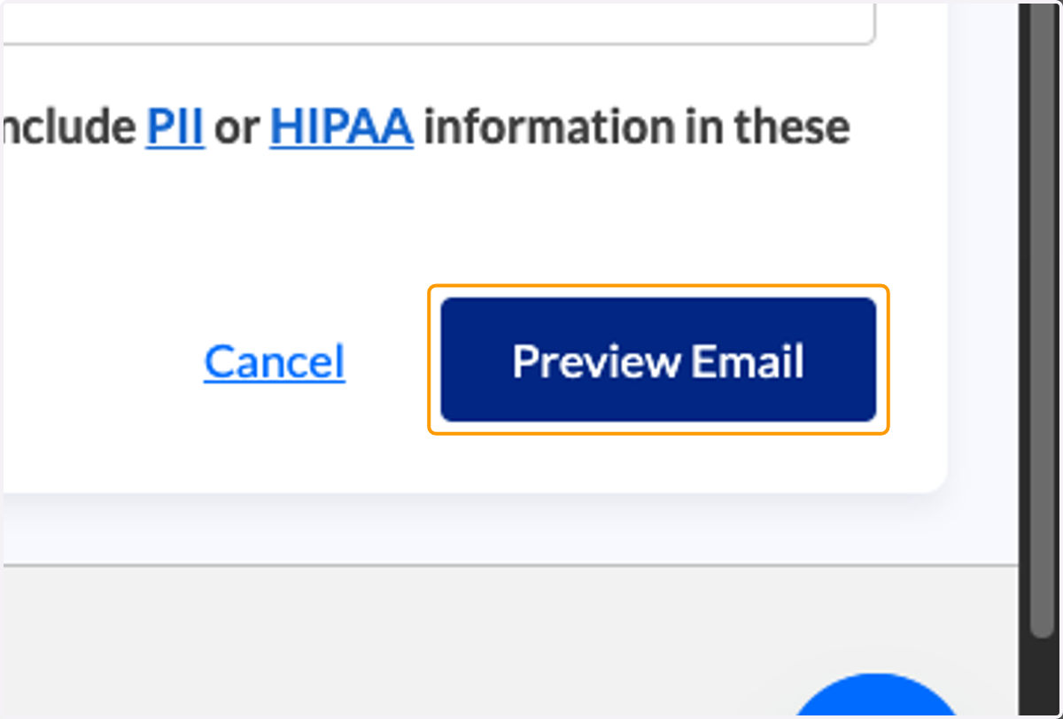 Click on Preview Email