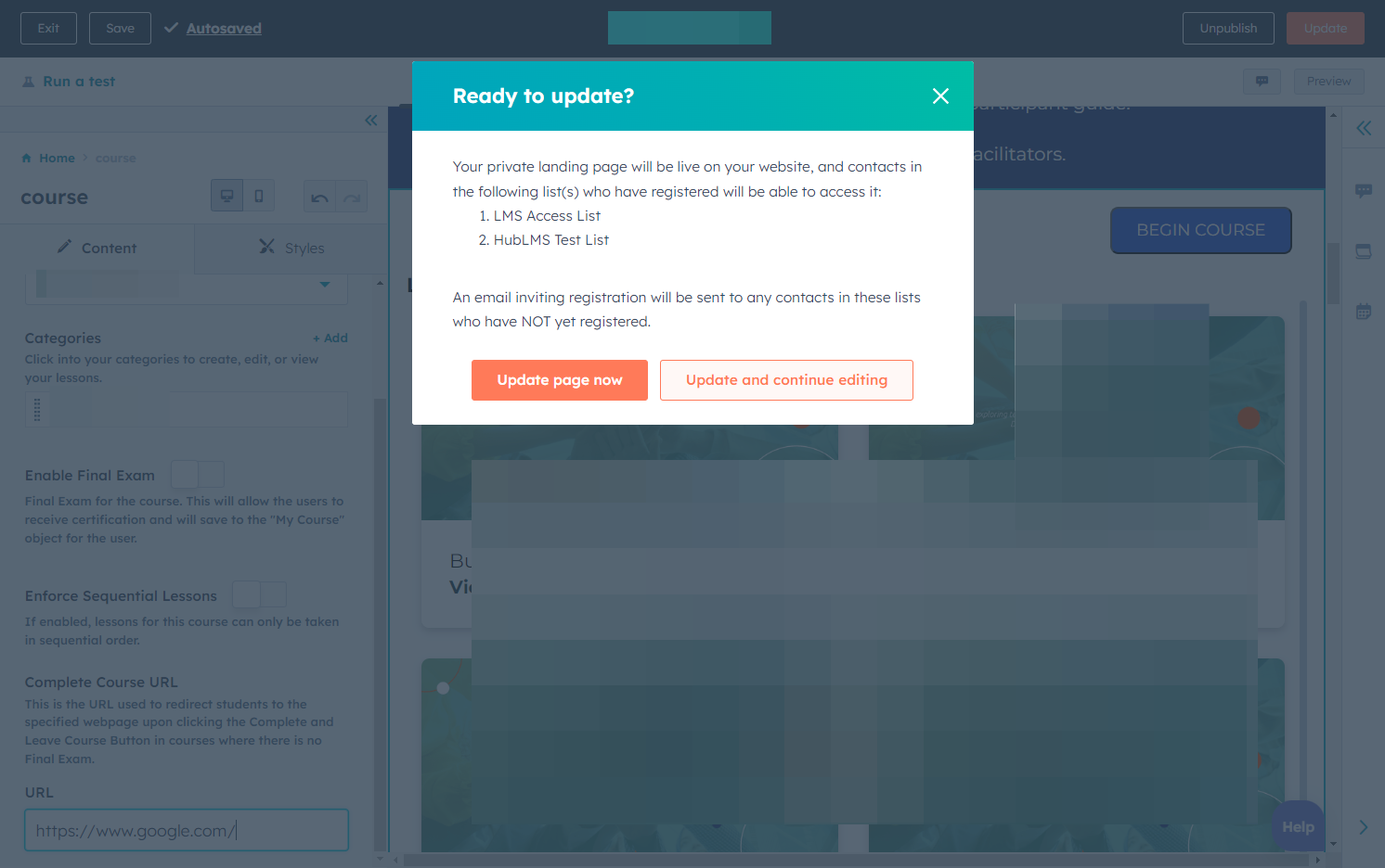 Click on dialog