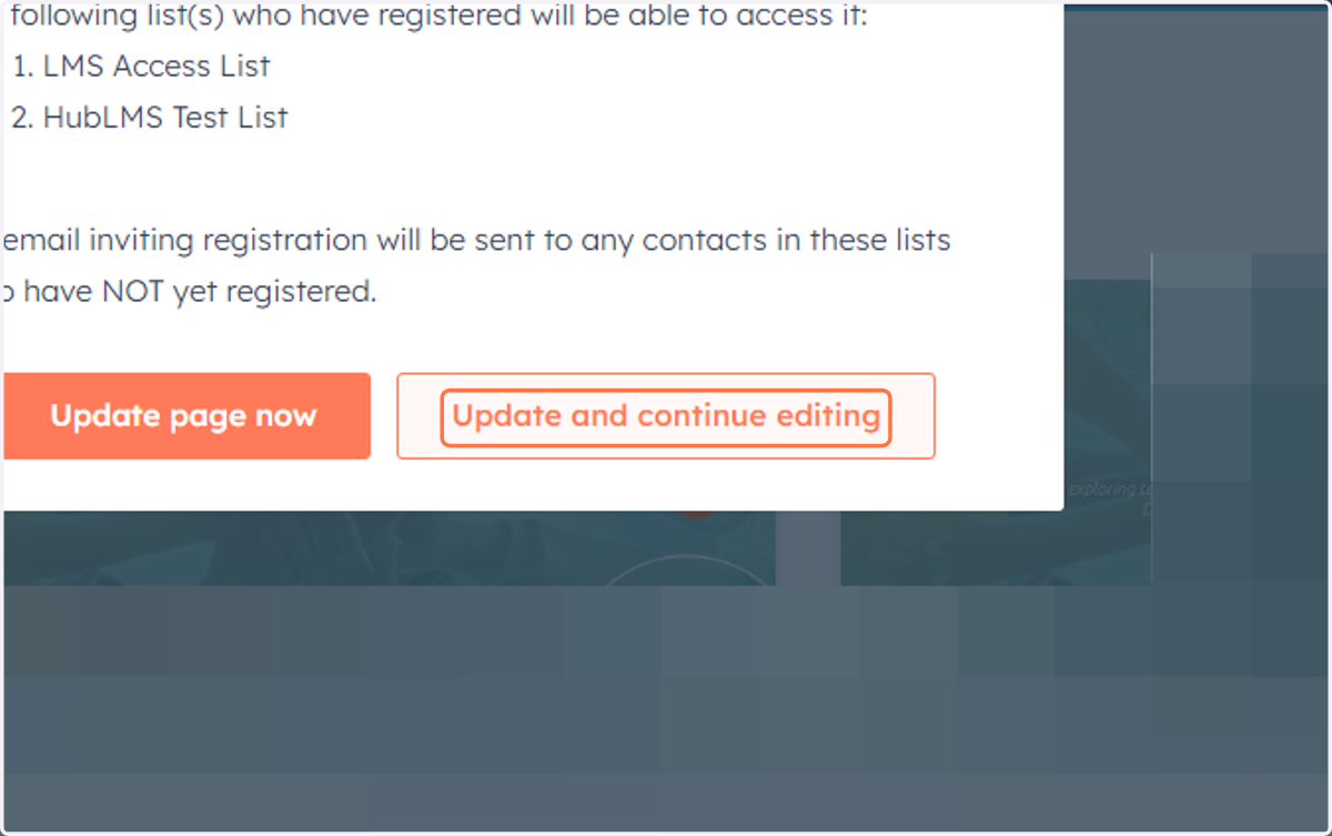 Click on dialog