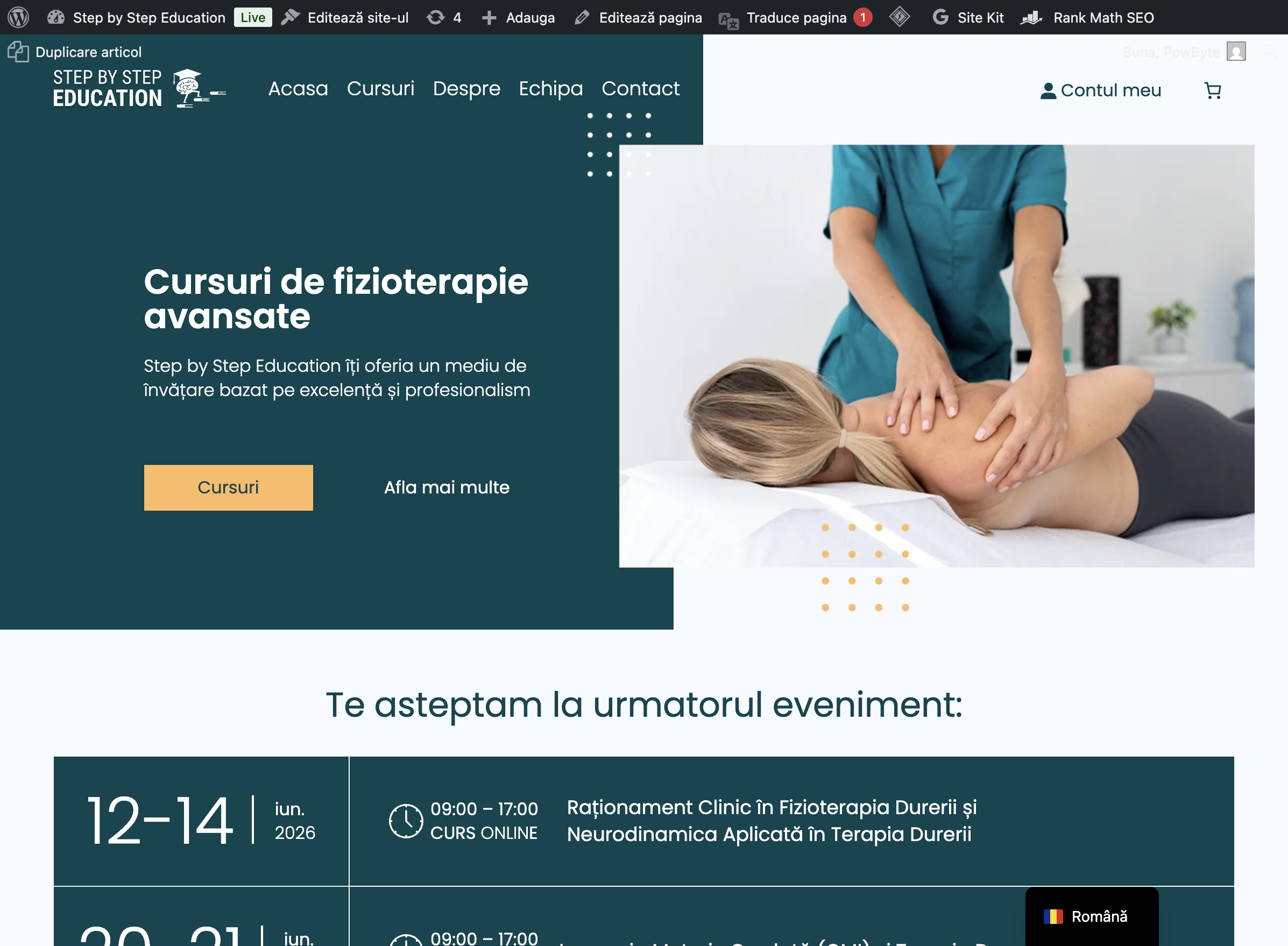 Aplica pentru harta fizioterapeuti