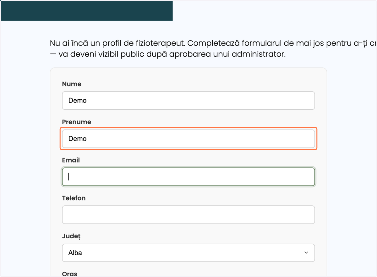 Type "Demo"