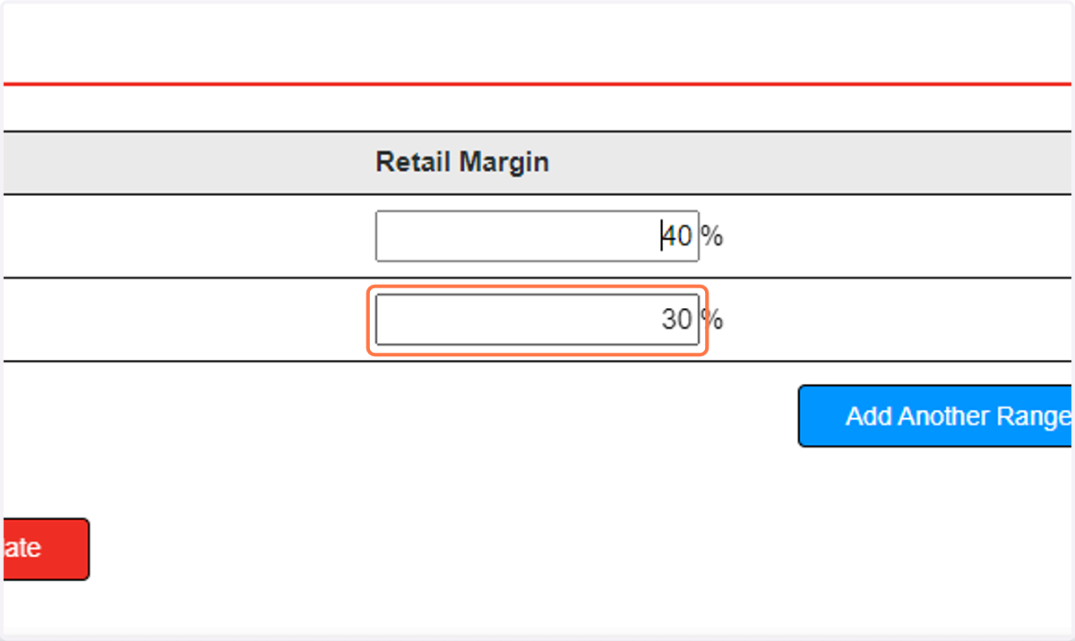 Click on MarginPercentage