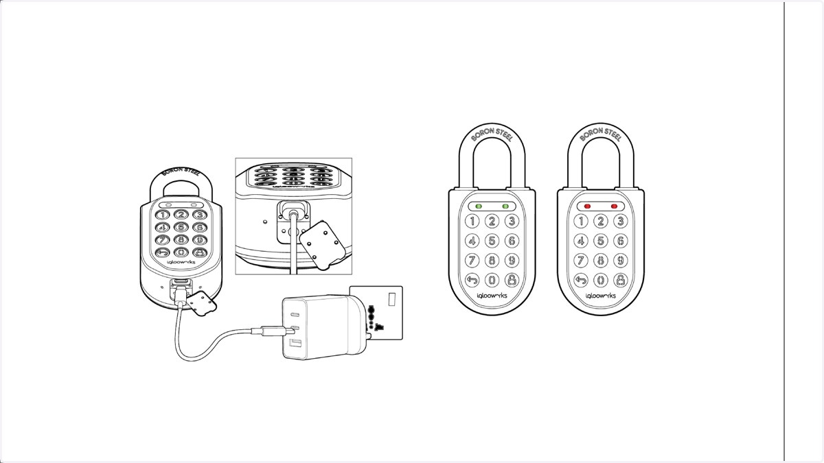 Fully Charge the Padlock