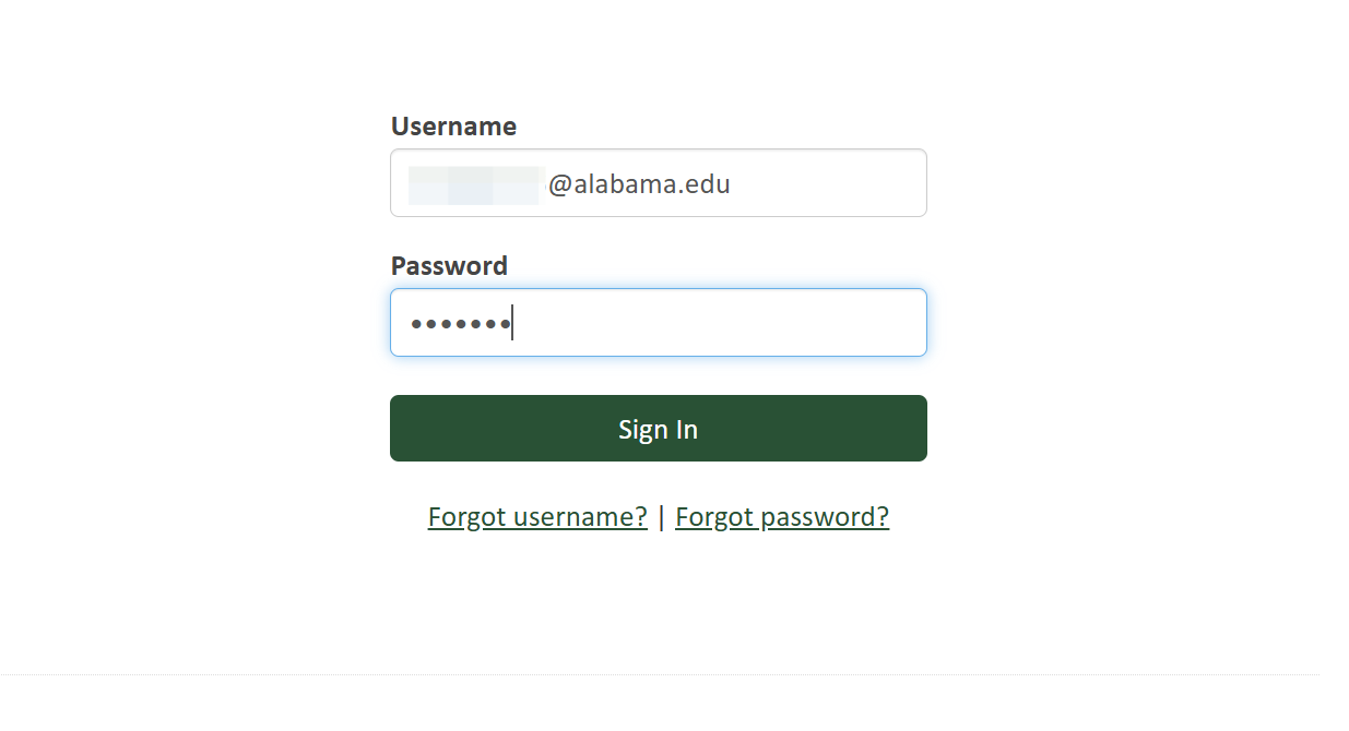 Click on Sign In