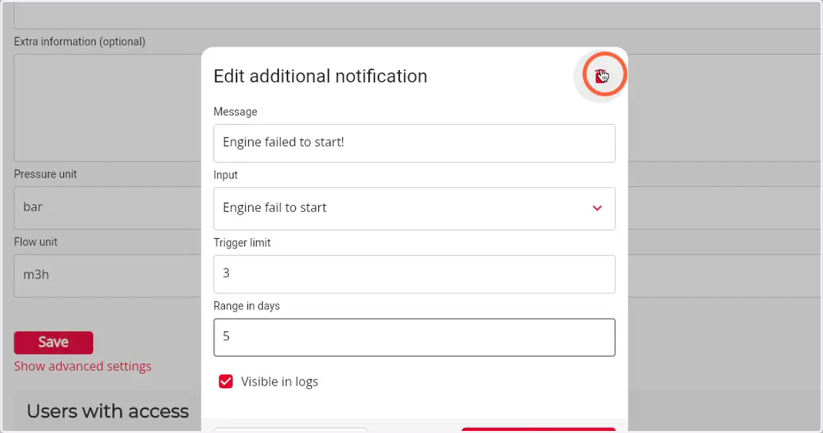 Click the 'bin' icon if you would like to delete the notification