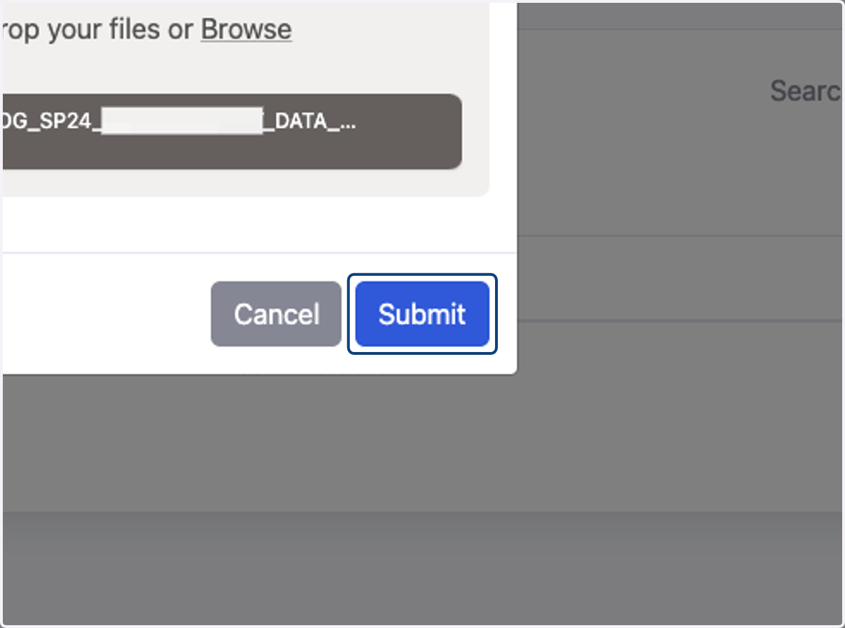 Click on Submit