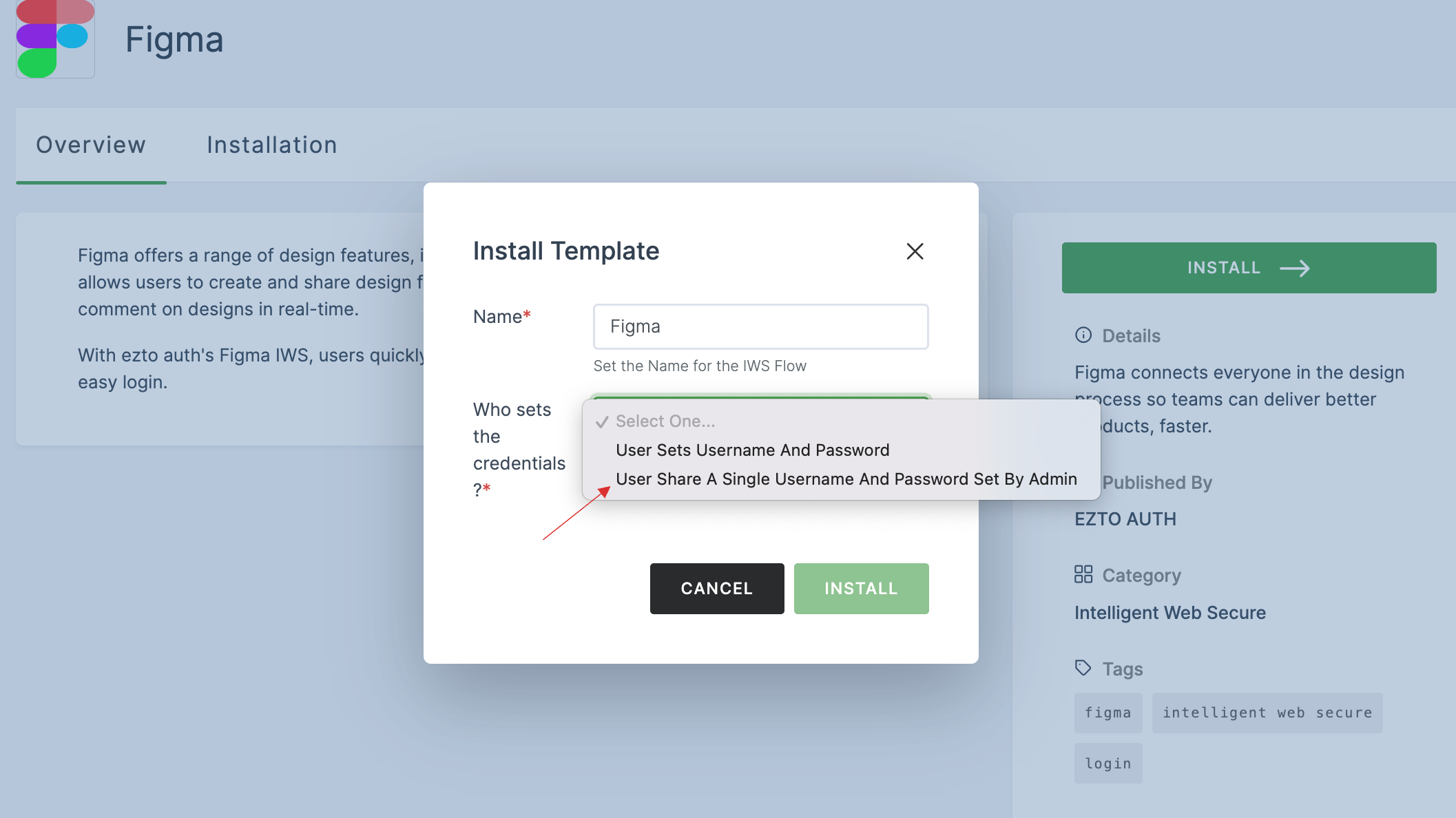 User Share A Single Username And Password Set By Admin