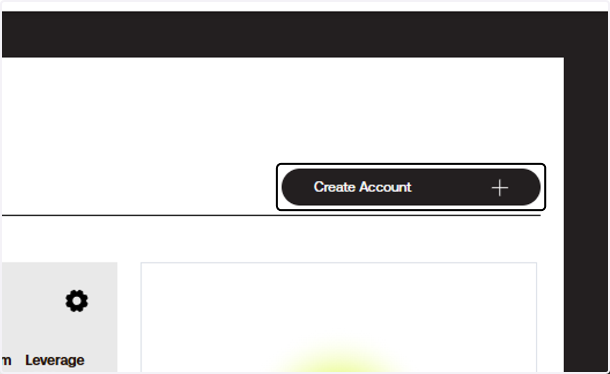On your Client Portal, Click on Create Account