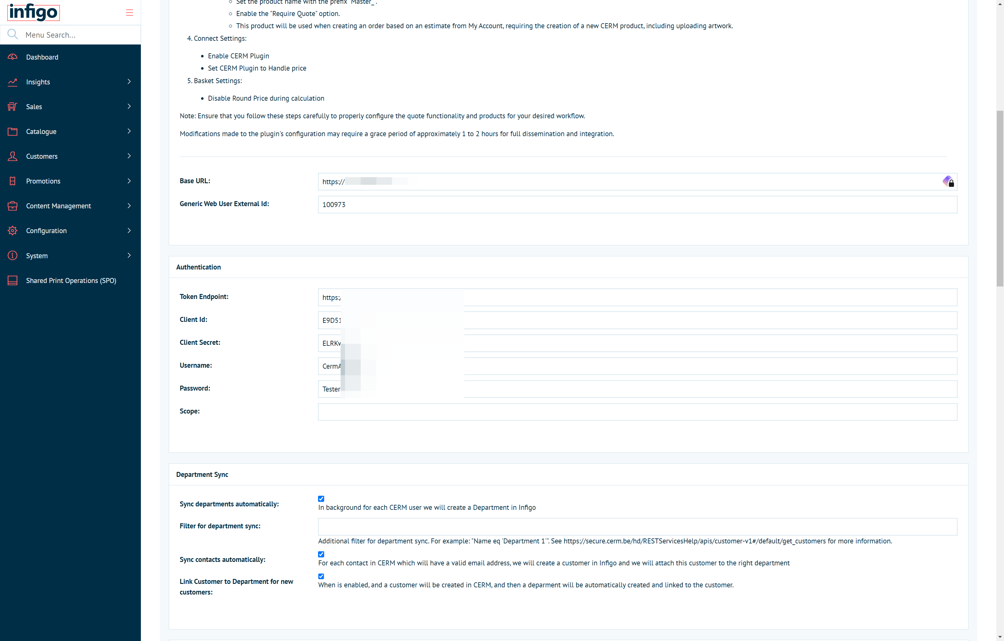 Enter your authentication details