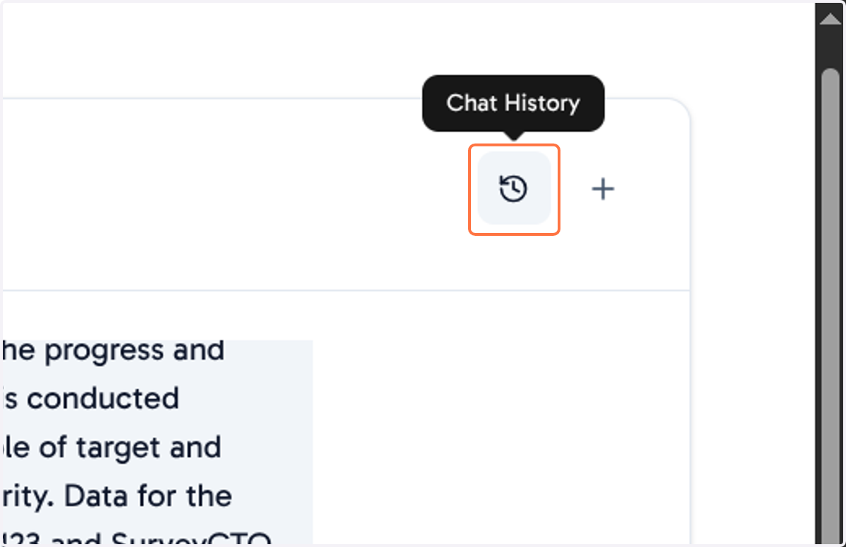 View your Chat History