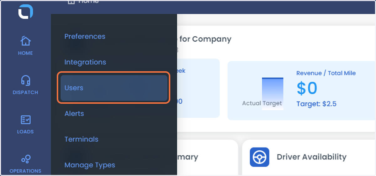 Select Users from the list