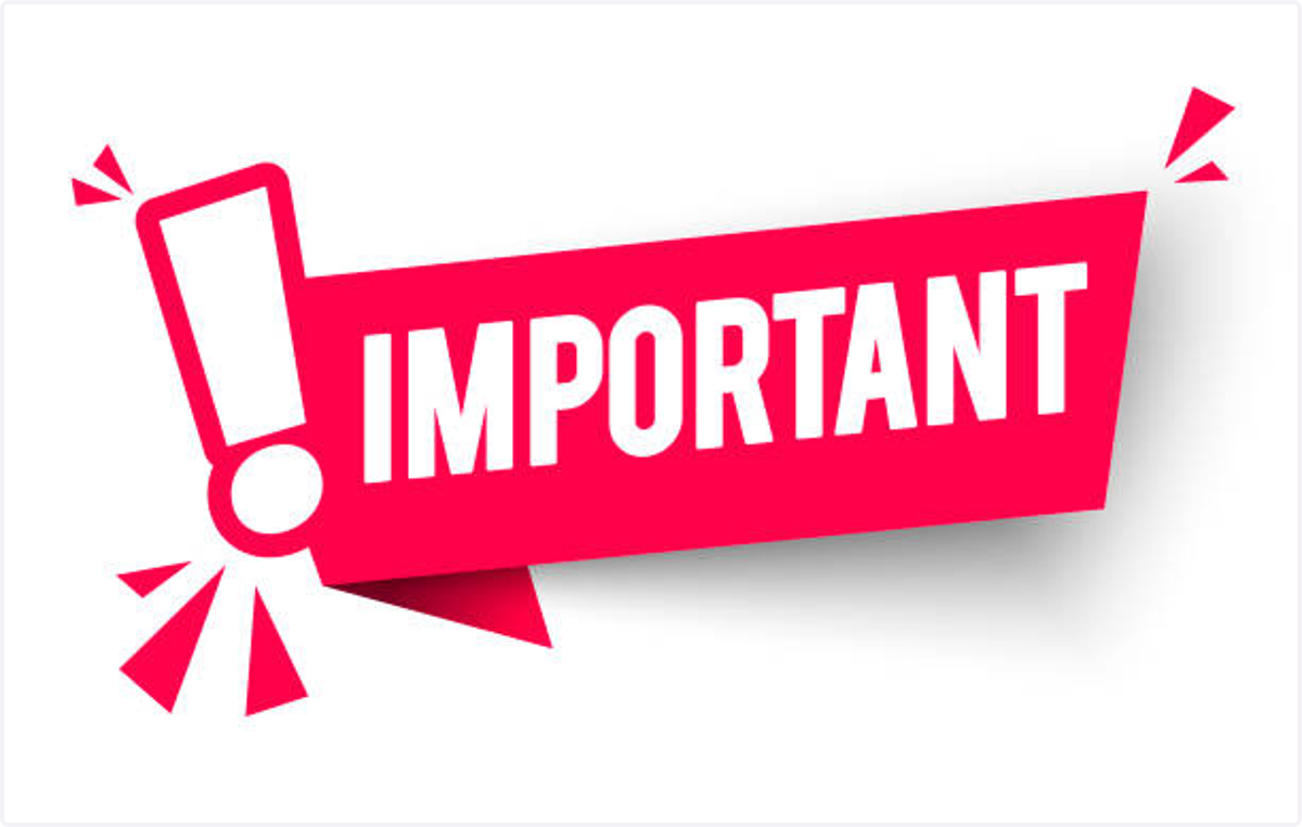 IMPORTANT!