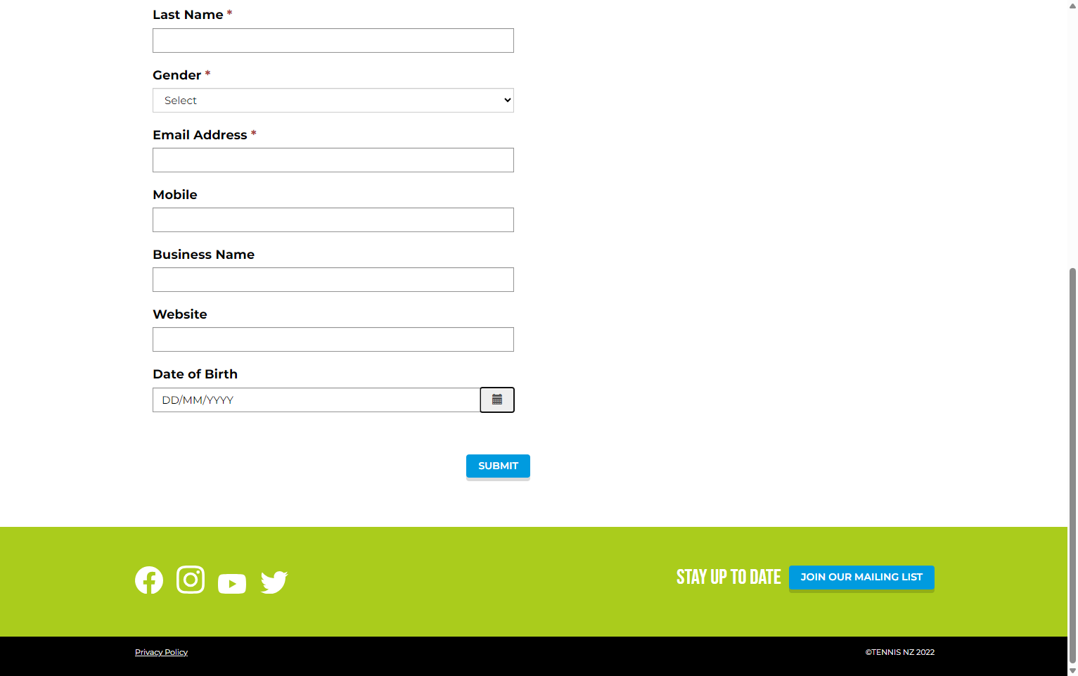 Click on Submit