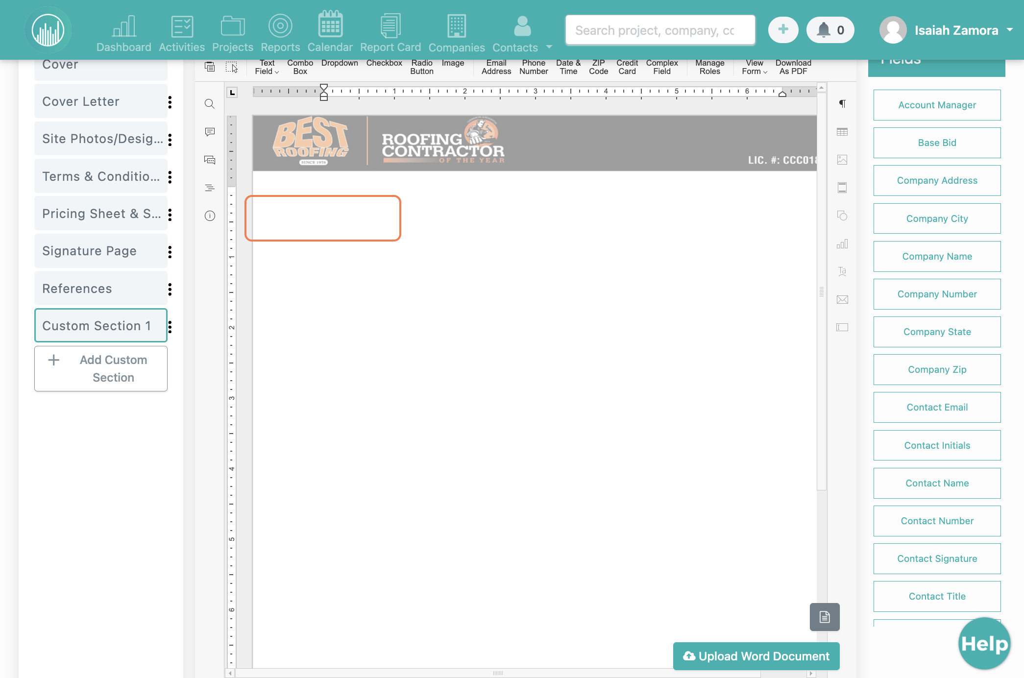 Click on the "paper" icon in the bottom right