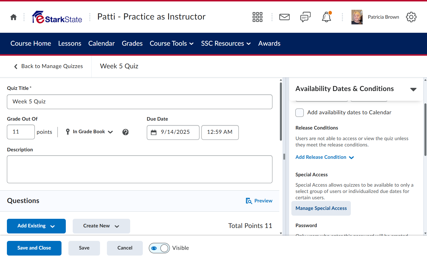 Click on Manage Special Access