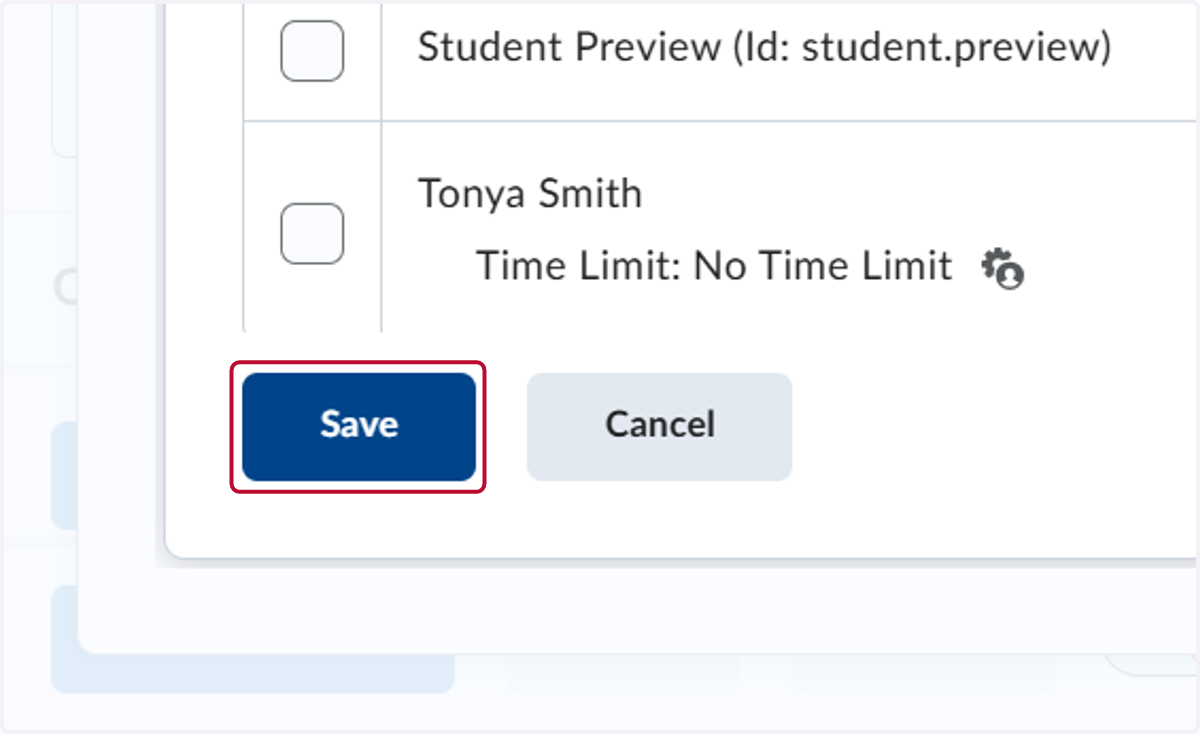 Click on Save