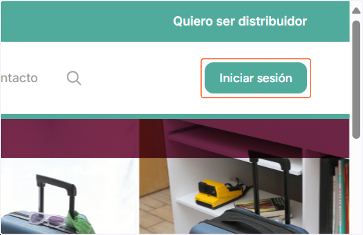 Da click en Iniciar sesión