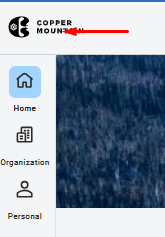 Click on Copper Mountain to get to the Home Screen