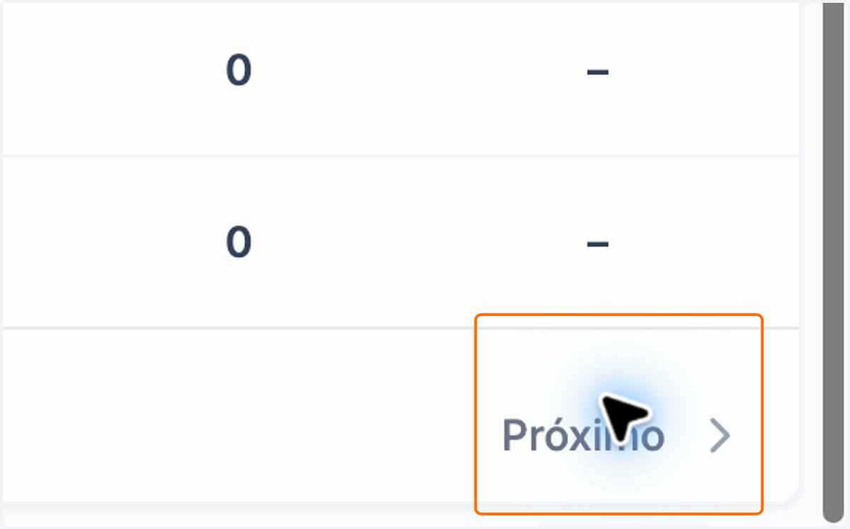 Navegue pelas páginas para analisar todos os registros