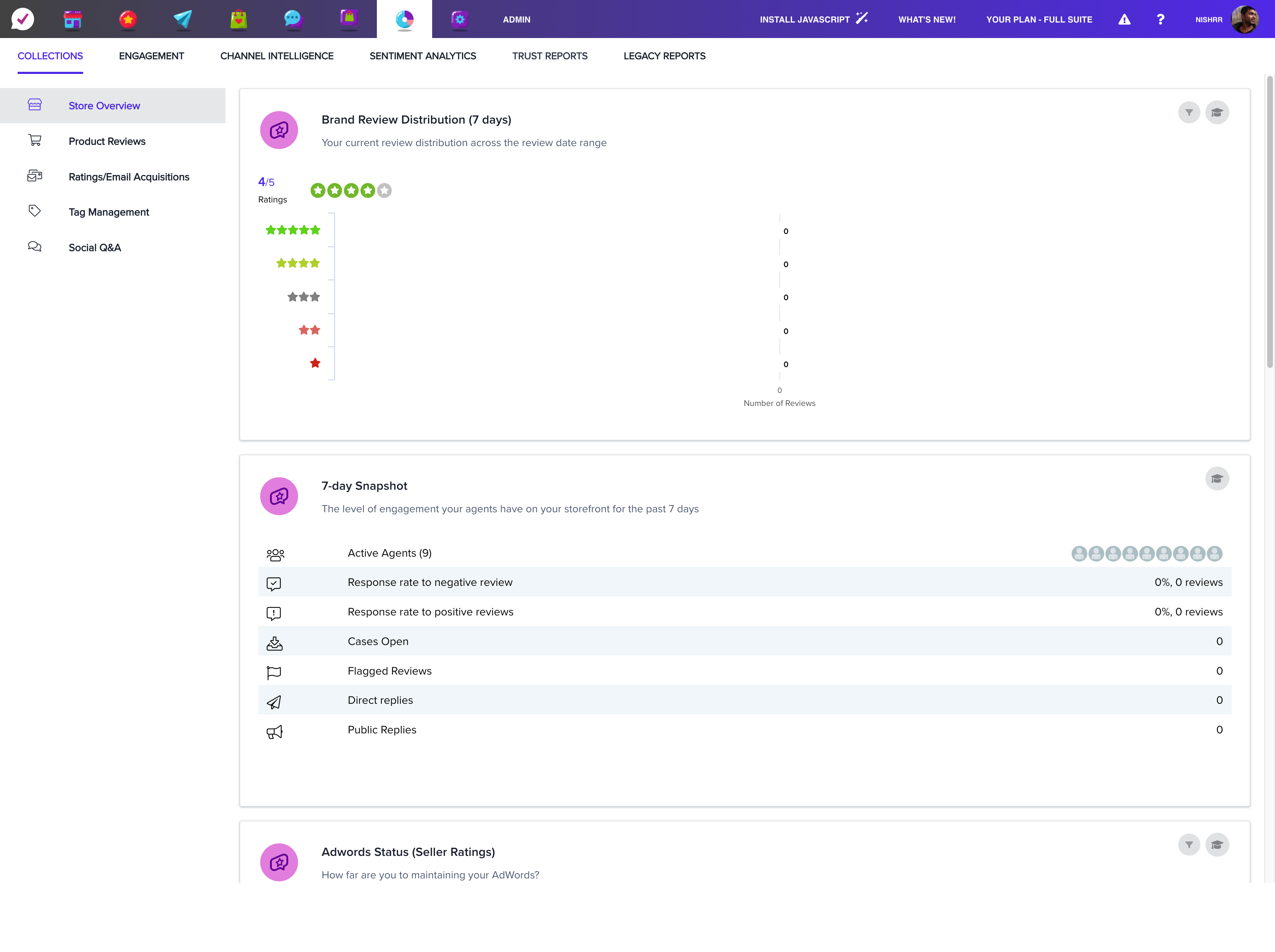 Click on TRUST REPORTS