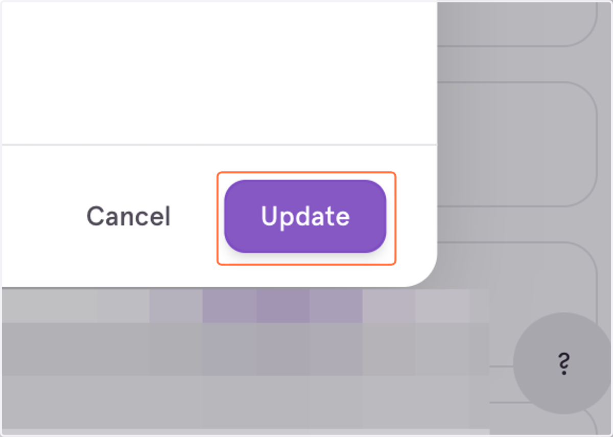 Click on Update