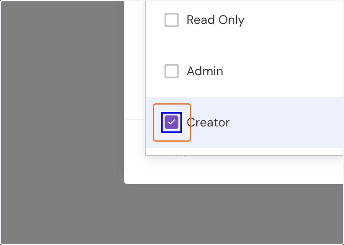 Check on "Creator"