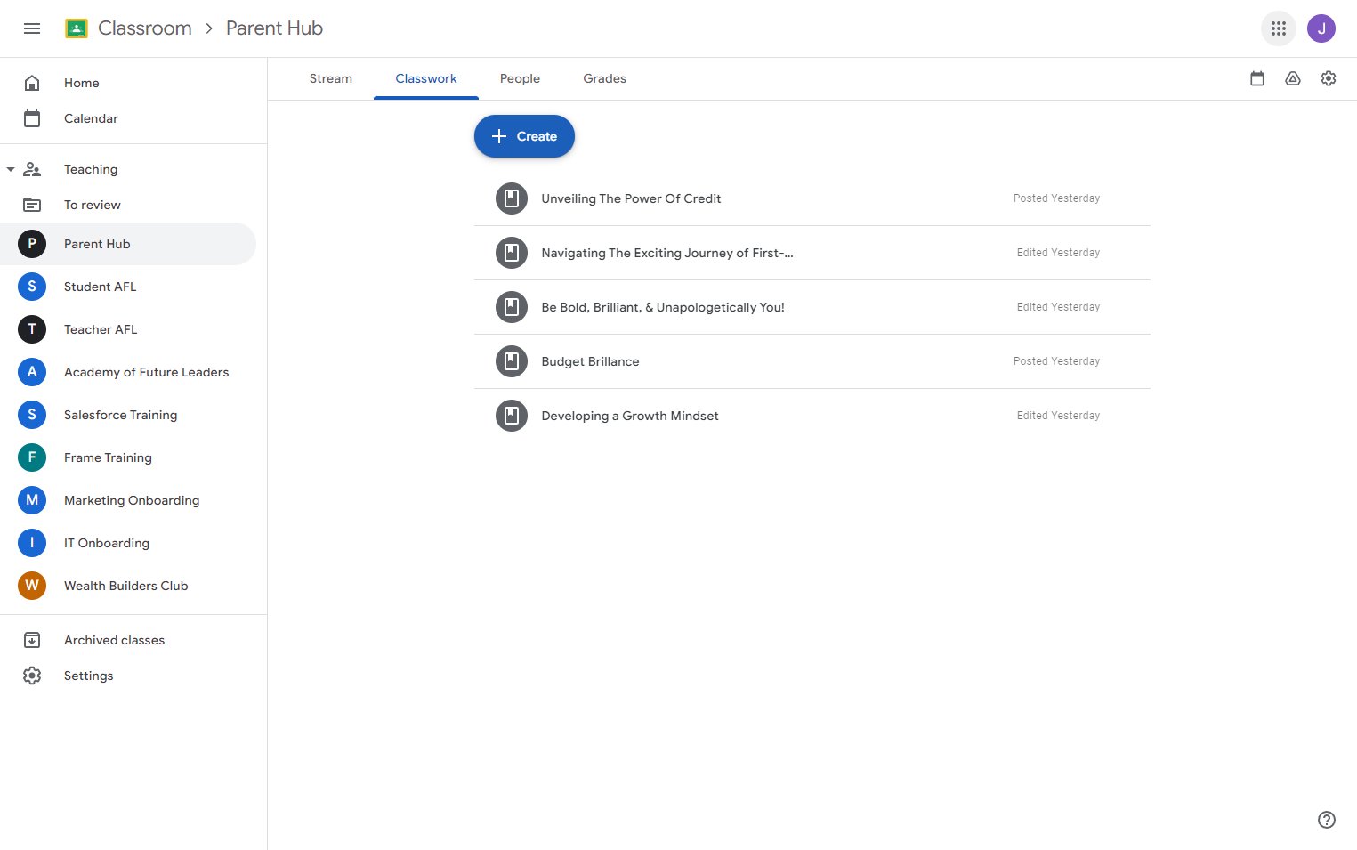 Click on Google apps