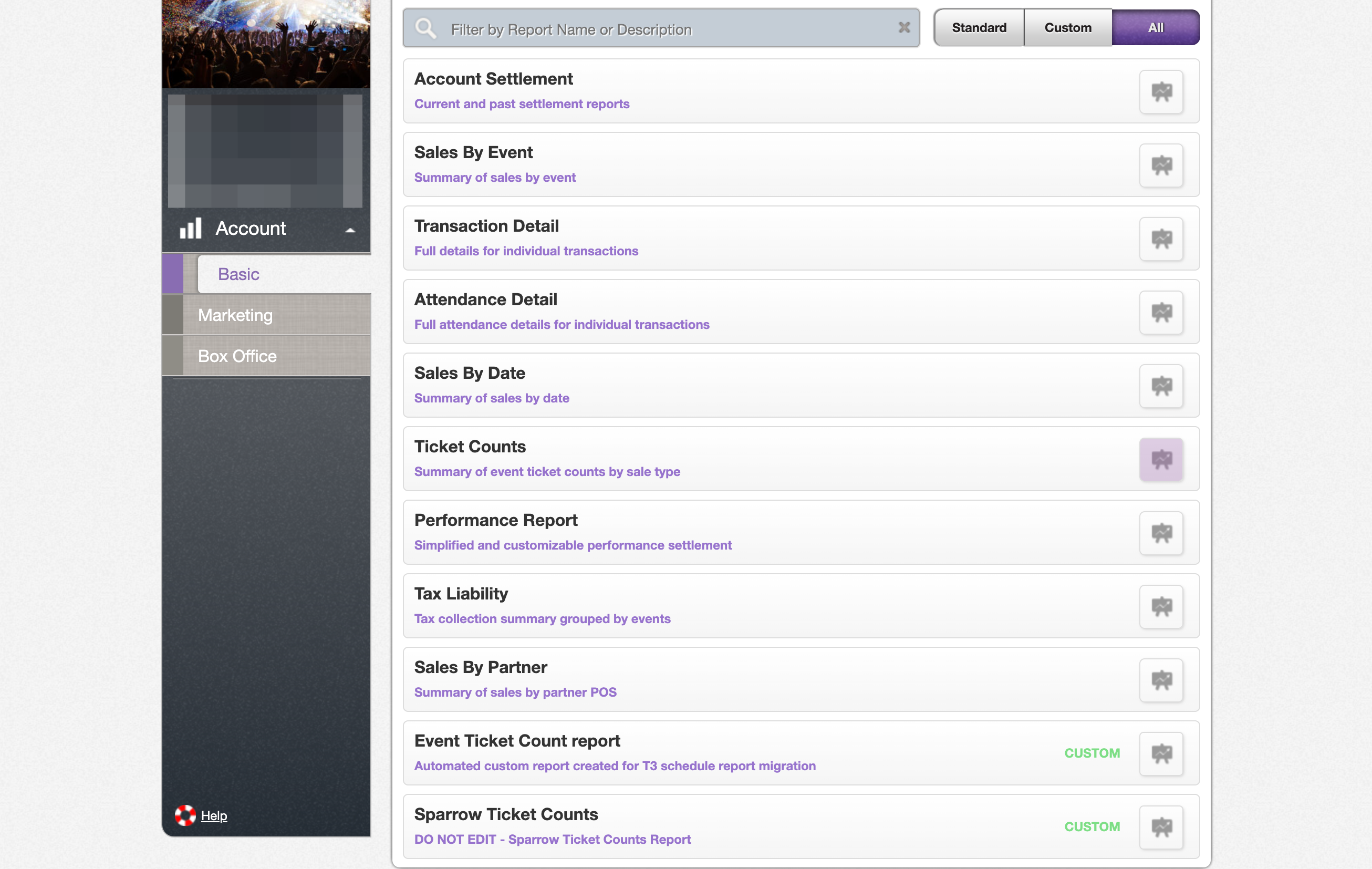 Go back into the report settings and click into your new report