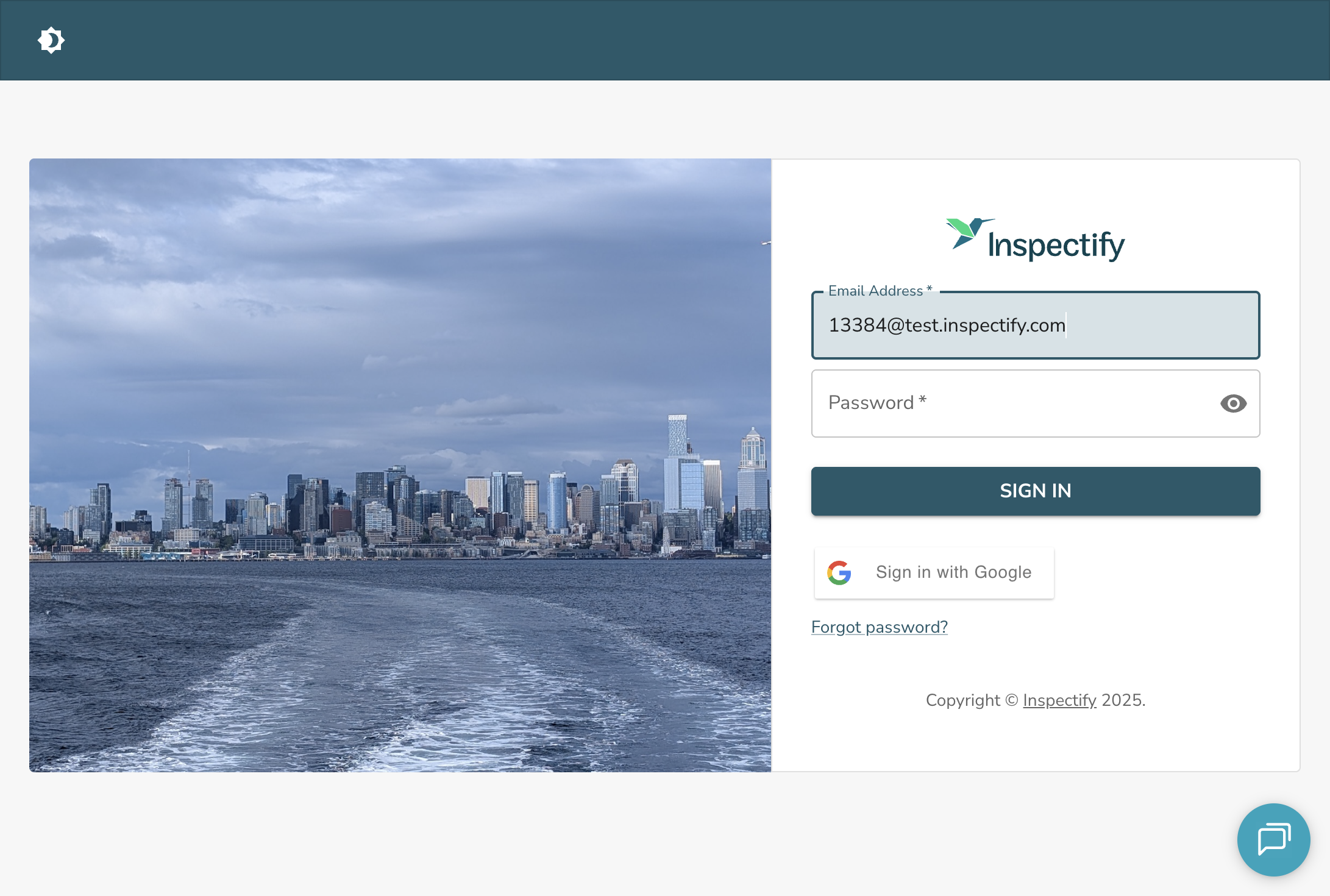 Enter your account email.