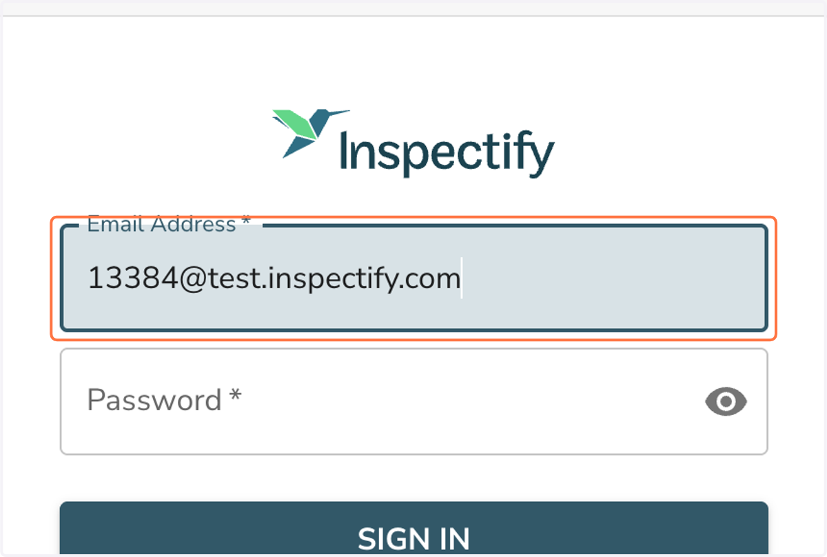 Enter your account email.