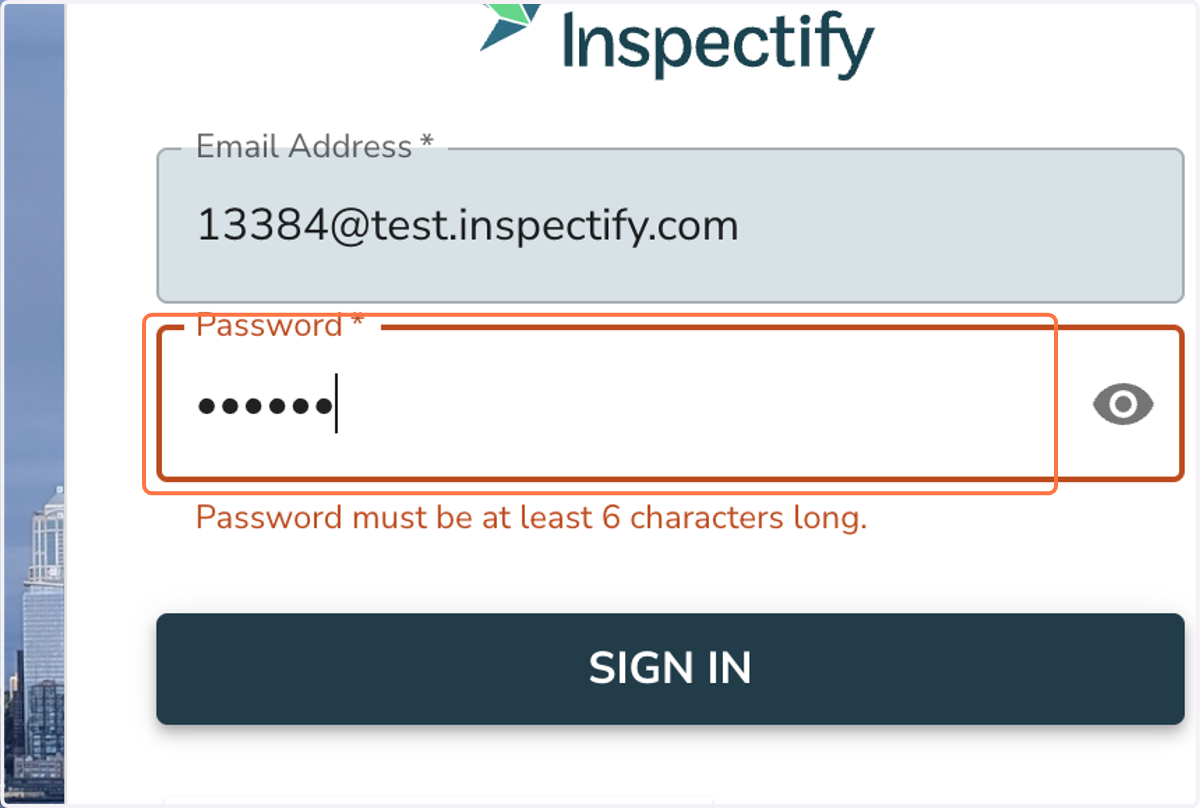 Enter your account password.