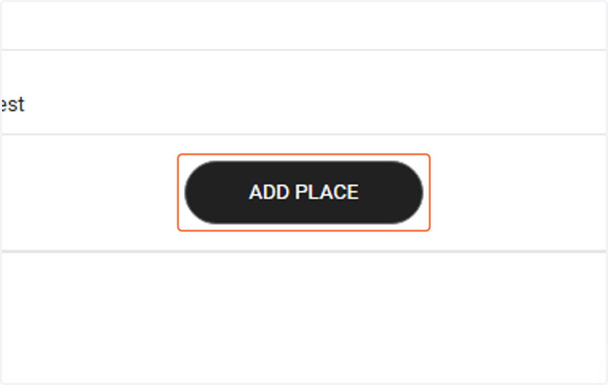 You can also add Places of Interest to a Suburb Profile. To add a Place of Interest Click on ADD PLACE Suburb Profiles do not have to have Places. It is your choice to add them or not.