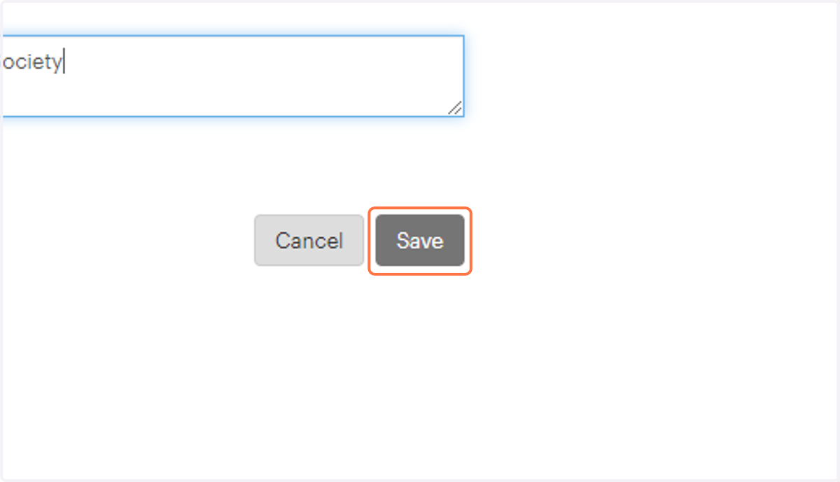 Click on Save to log this volunteer experience
