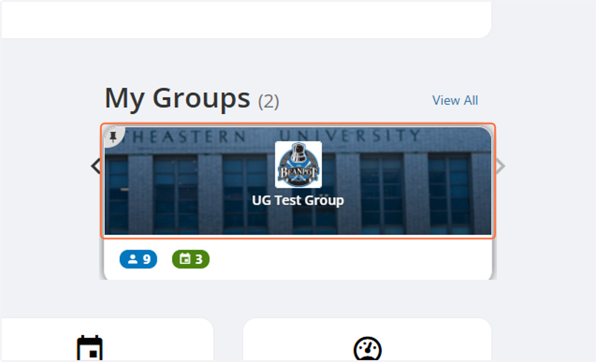 Click on your organization