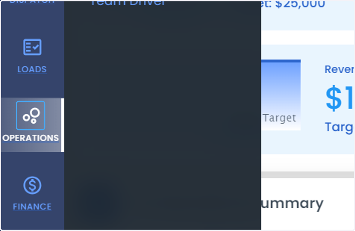 Click on OPERATIONS