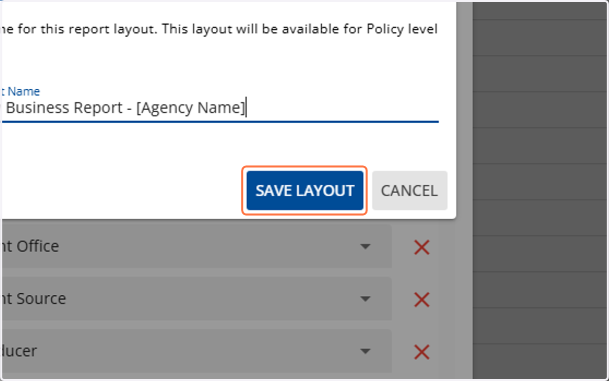 Save the layout.