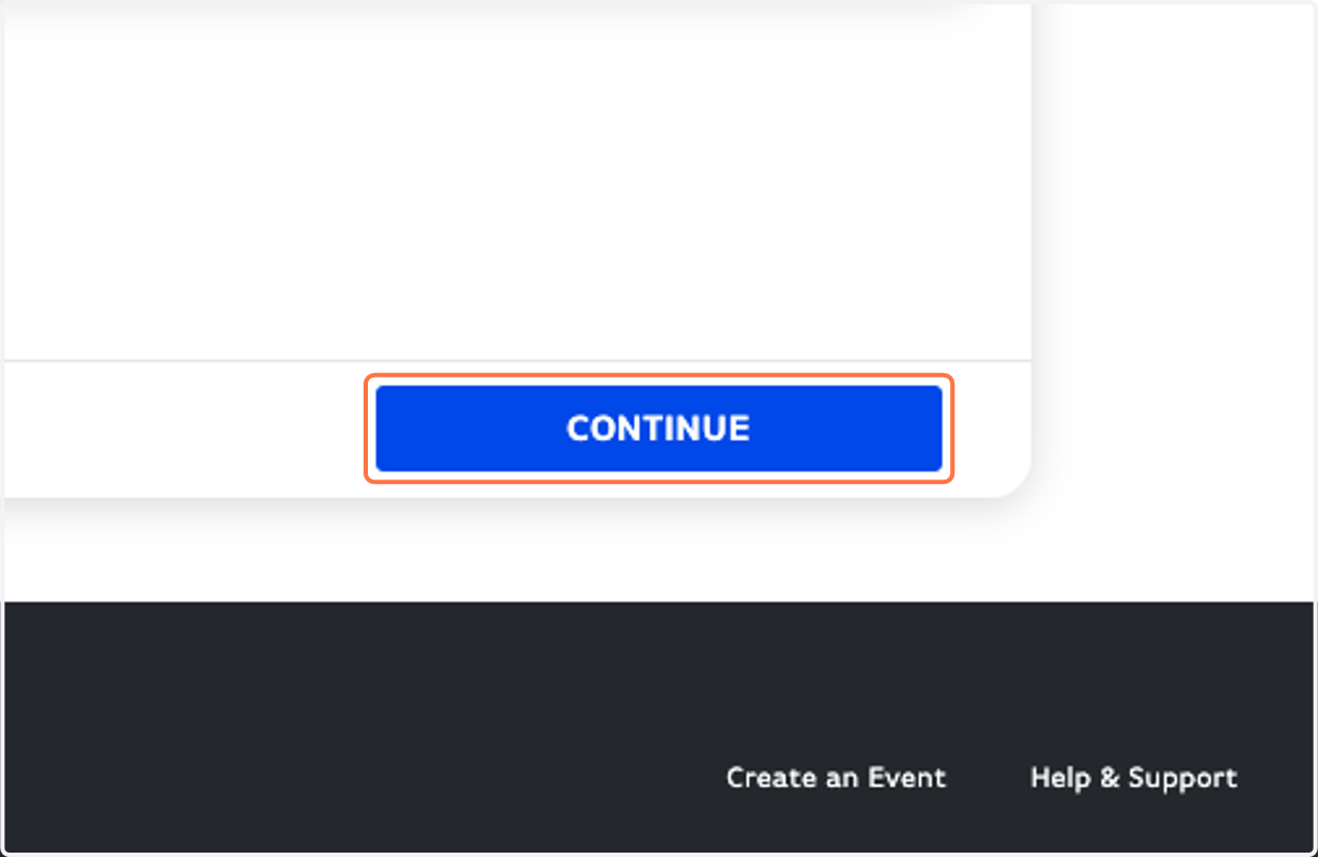 Click on CONTINUE