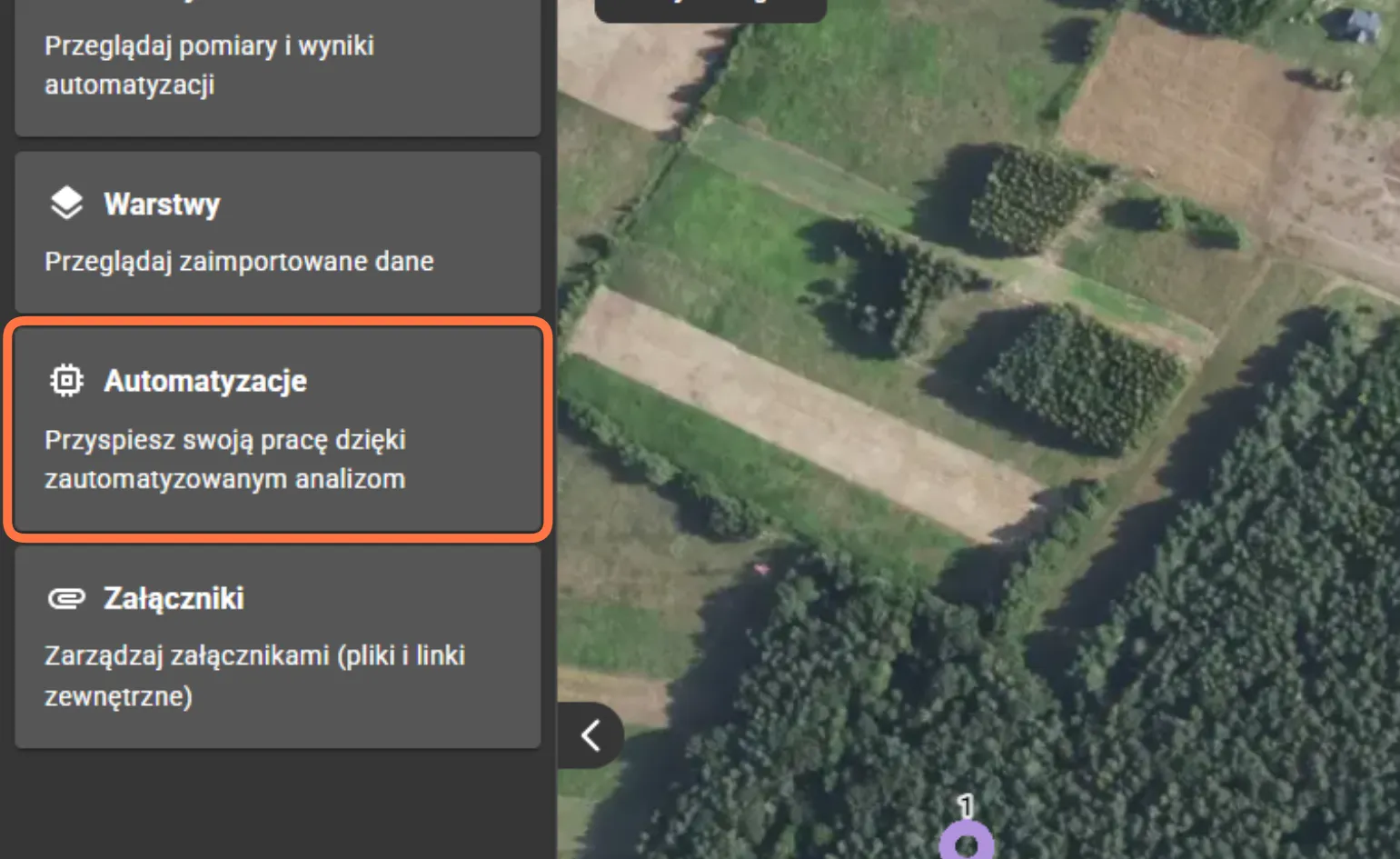 Trzeci kafelek w lewym panelu to Automatyzacje