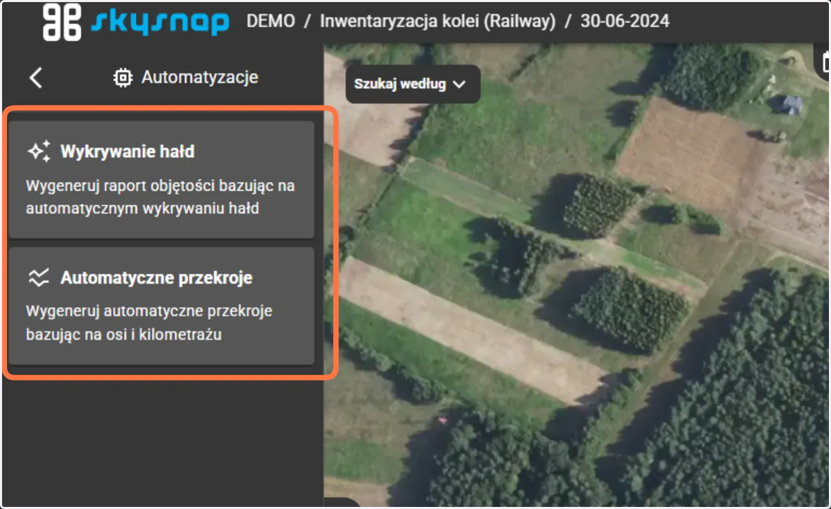W podstawowej wersji jest możliwość dwóch procesów automatyzacji: