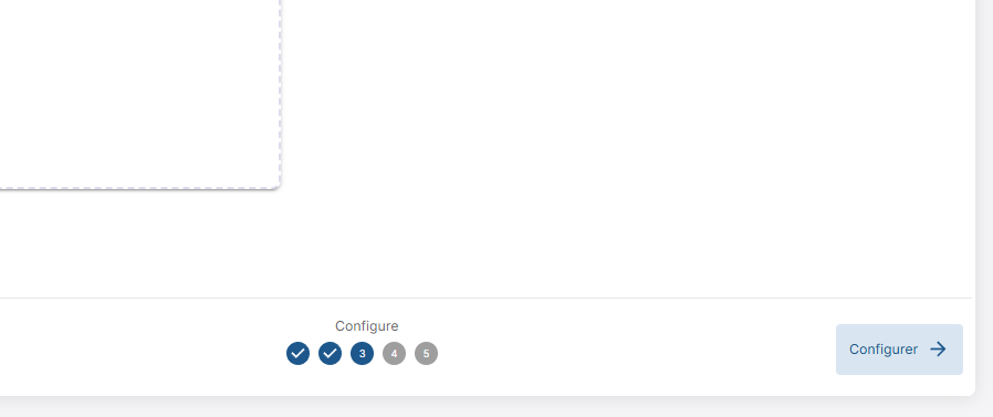 Click on Configurer