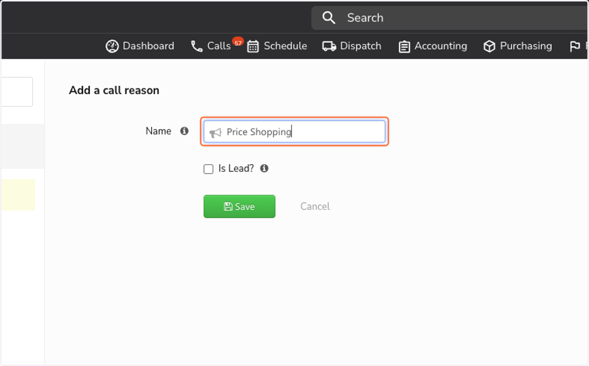 Type "Price Shopping"