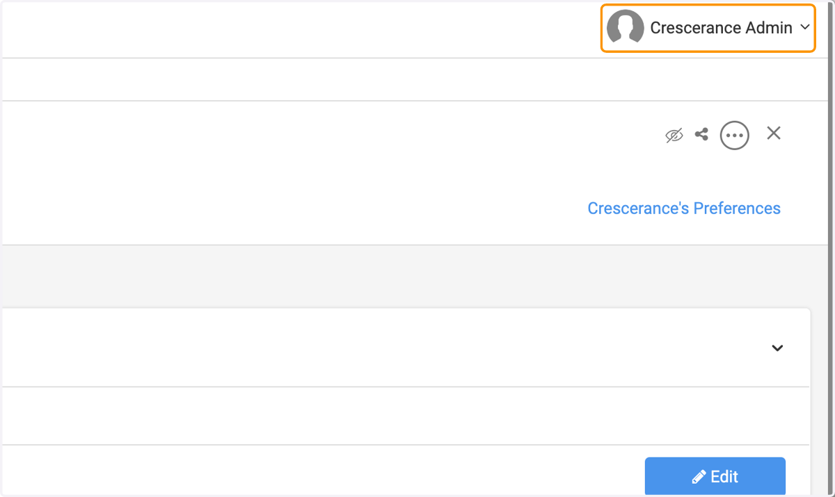 Click on Profile Name