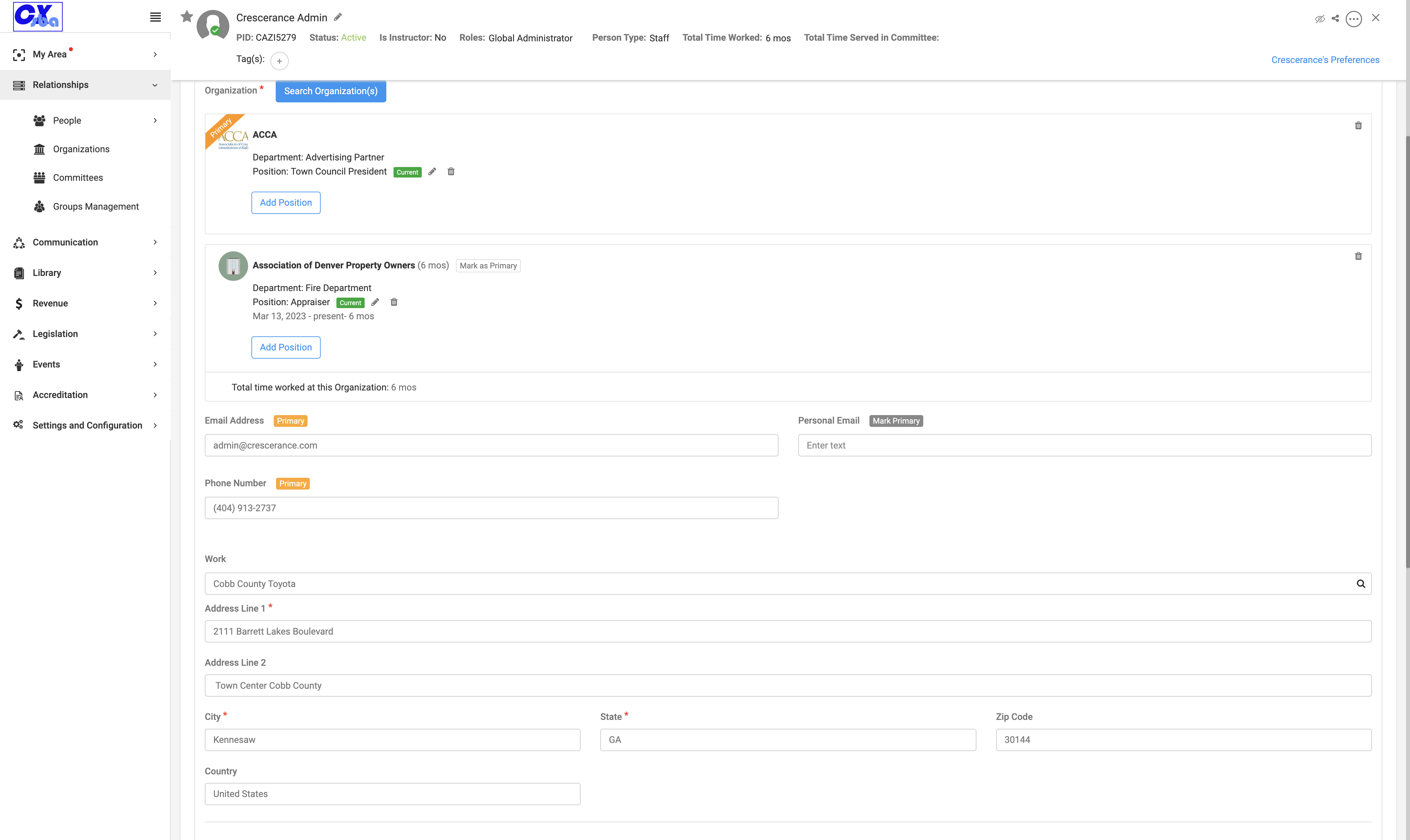 Click on Email Address for example - and there are other fields you can fulfill