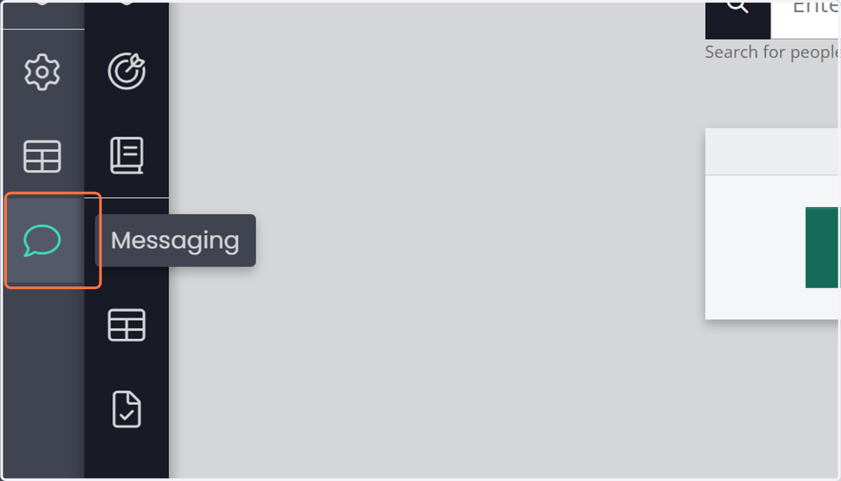 Click on Messaging