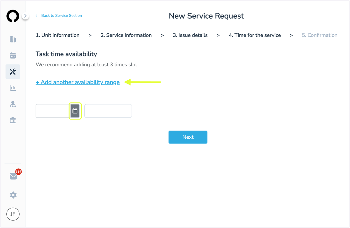 Adding Availability
