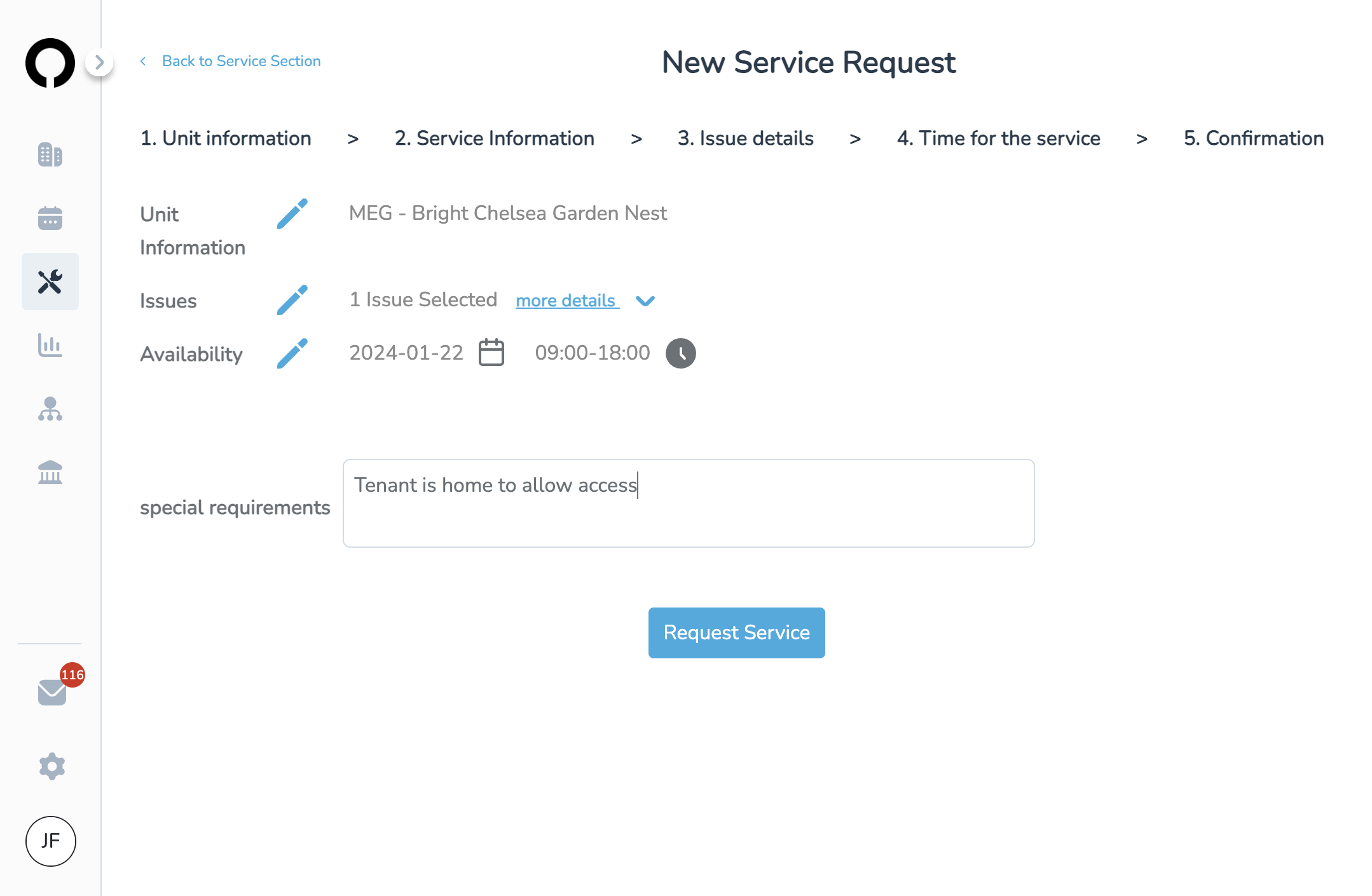 Service Request Overview