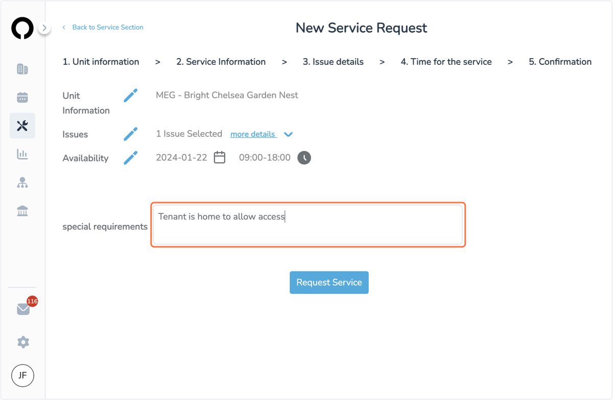 Service Request Overview