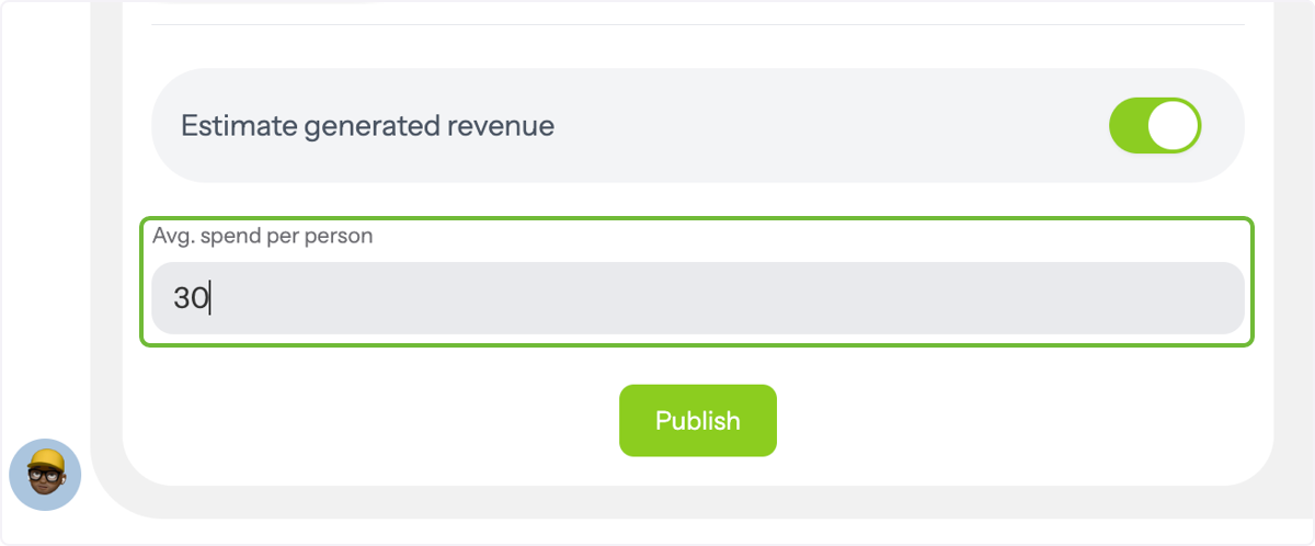 Enter Average Spend