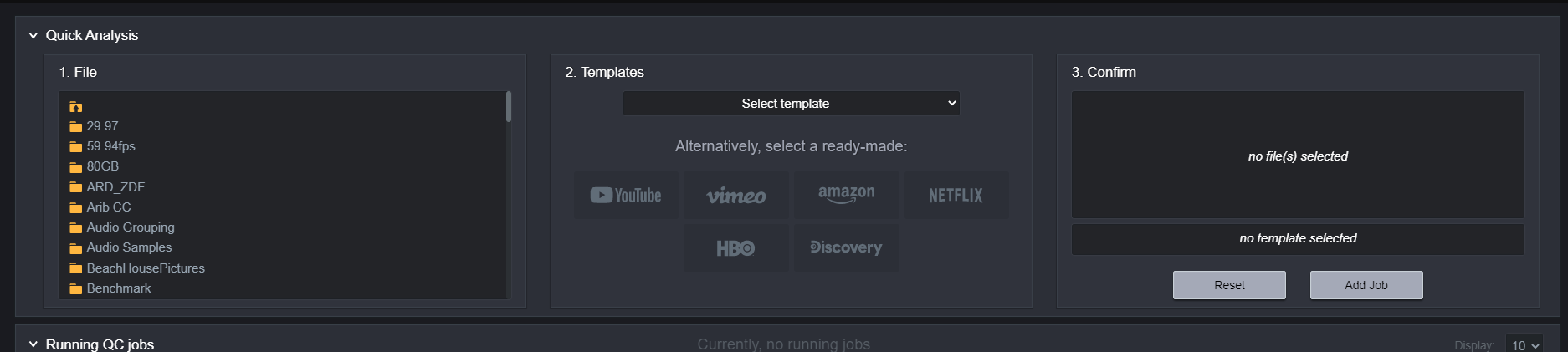 If the repository is correctly configured, you should see the contents of that repository.